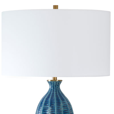 Bixby Blue Table Lamp