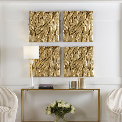 Rio Wood Wall Decor, Gold