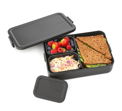 Brabantia Make & Take Lunch Box Bento, Large, Plastic