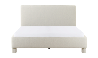 Zeppelin King Bed Heather Light Grey