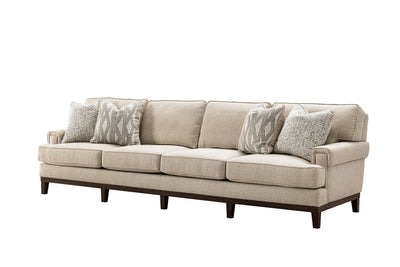 Ajda Beige 5 Seater Sofa