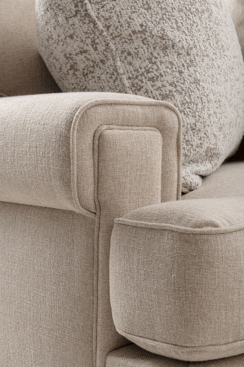 Ajda Beige Loveseat