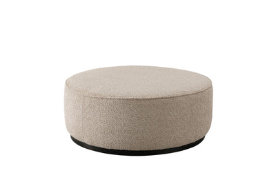 Beige Boucle Ottoman W91xH36cm