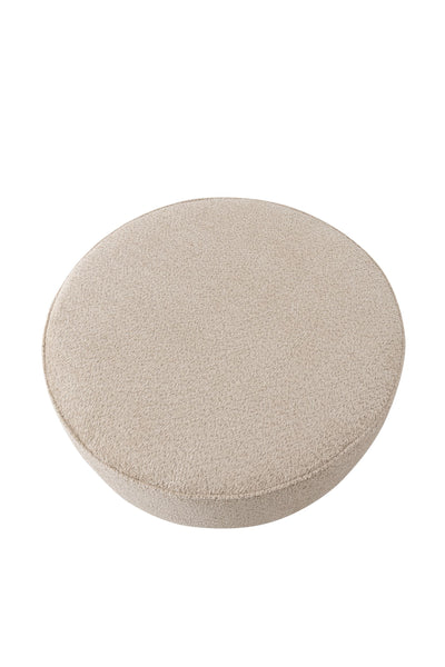 Beige Boucle Ottoman W91xH36cm