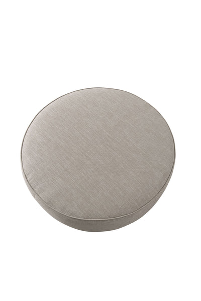 Oatmeal Linen Ottoman W91xH36cm