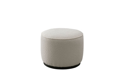 Beige Boucle Ottoman W55.5xH44cm