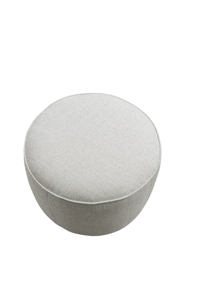 Beige Linen Ottoman W55.5xH44cm