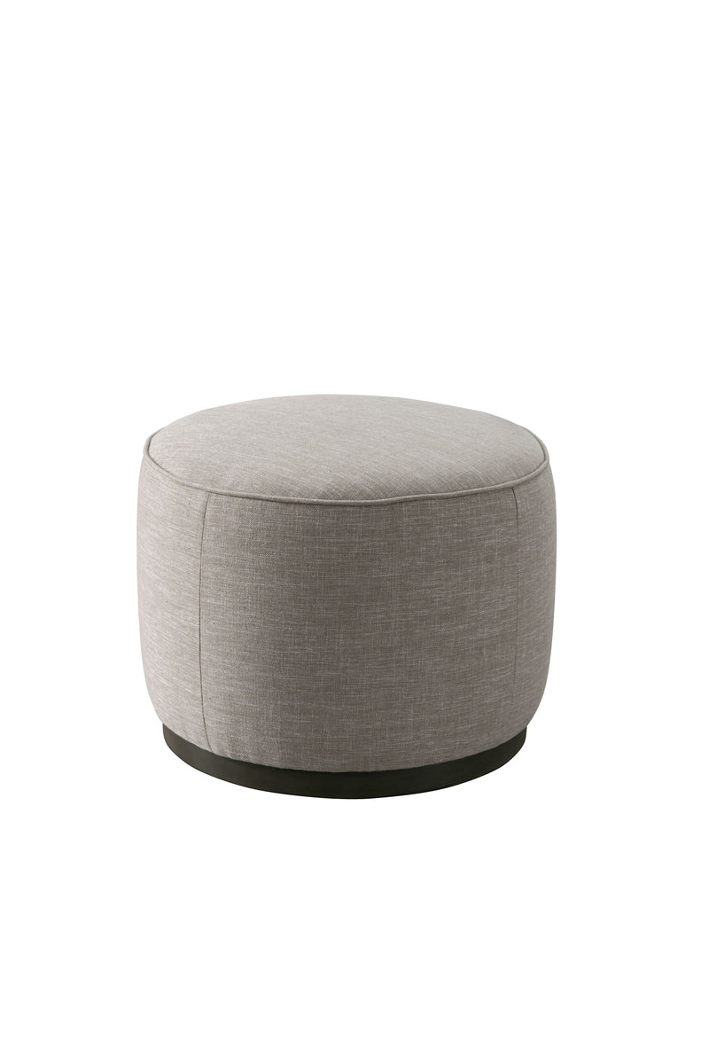 Oatmeal Linen Ottoman W55.5xH44cm