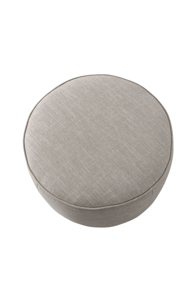 Oatmeal Linen Ottoman W55.5xH44cm