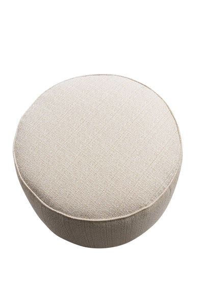 Beige Linen Ottoman W55.5xH44cm