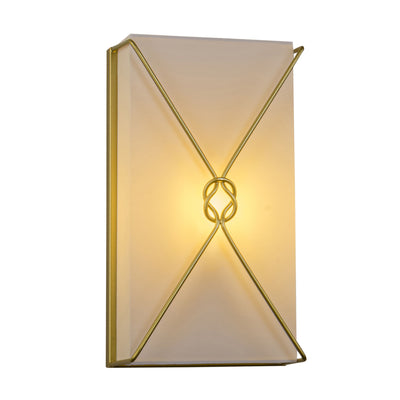 METAL KNOT WALL SCONCE, GOLD