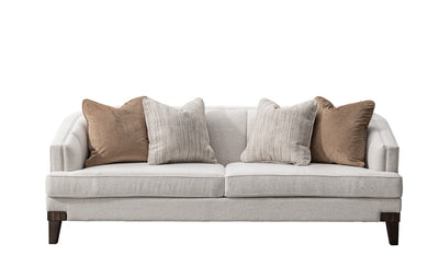 Opaline  White Velevt sofa