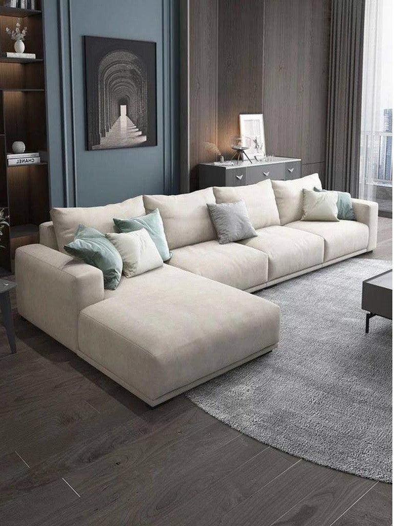 Alhome Corner sofa, size 300x180x90x88 cm - beige - AL-225