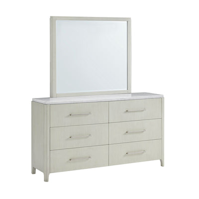 South Beach Light Grey Marbel King Bedroom Set