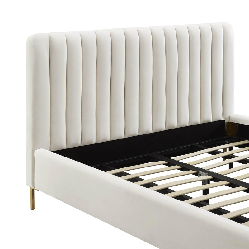 Angela Cream Bed in Queen