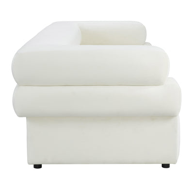 Elsa Cream Velvet Sofa