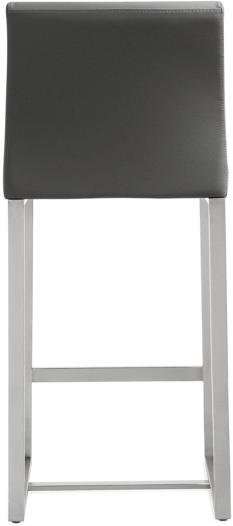 Denmark Grey Steel Counter Stool