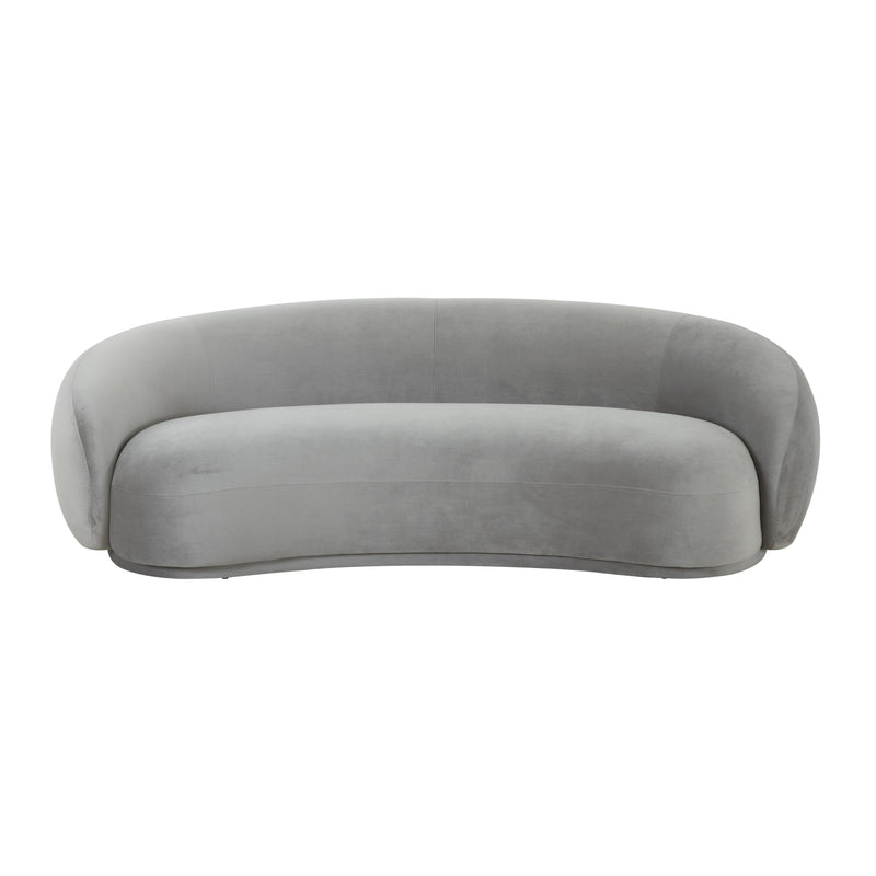 Kendall Light Grey Velvet Sofa