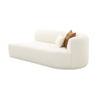 Fickle Cream Boucle Modular RAF Loveseat