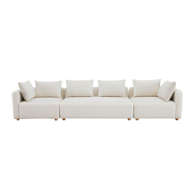 Hangover Cream Boucle 145 Long Sofa