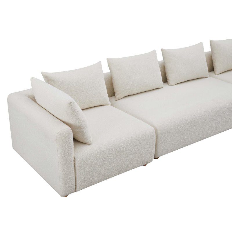 Hangover Cream Boucle 145 Long Sofa