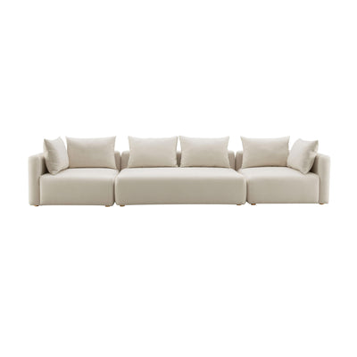 Hangover Cream Performance Linen 145 Long Sofa