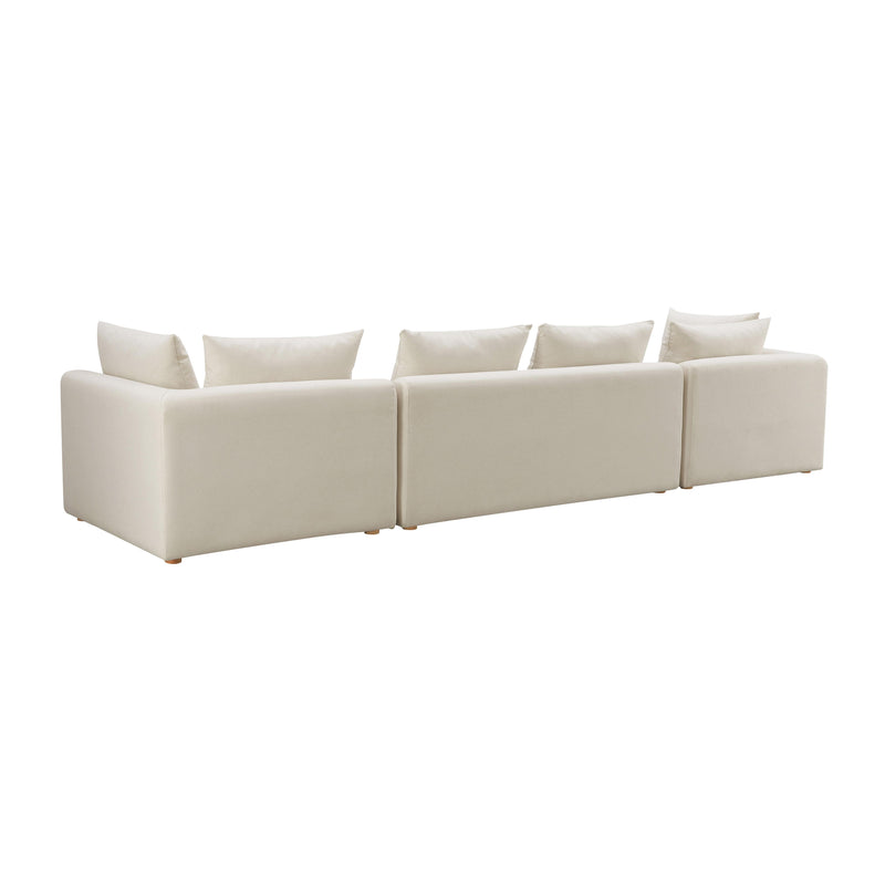 Hangover Cream Performance Linen 145 Long Sofa