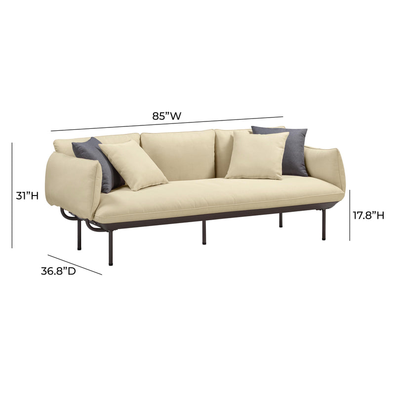 Katti Beige Outdoor Sofa