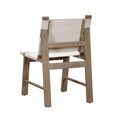 Cassie Cream Outdoor Dining Chair Set of 2