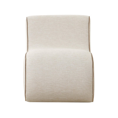 Senna Cream Basketweave Accent Chair 