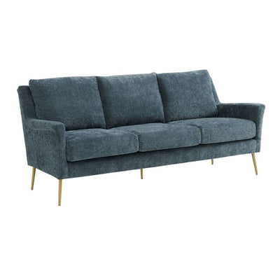 Cambridge Slate Velvet 3 Seater Sofa