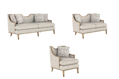 Intrigue - Harper Quartz Sofa Set