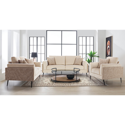 Cannes Blonde Living Room Set