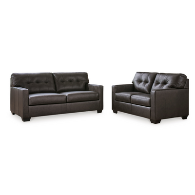 Belziani Black Sofa Set 1