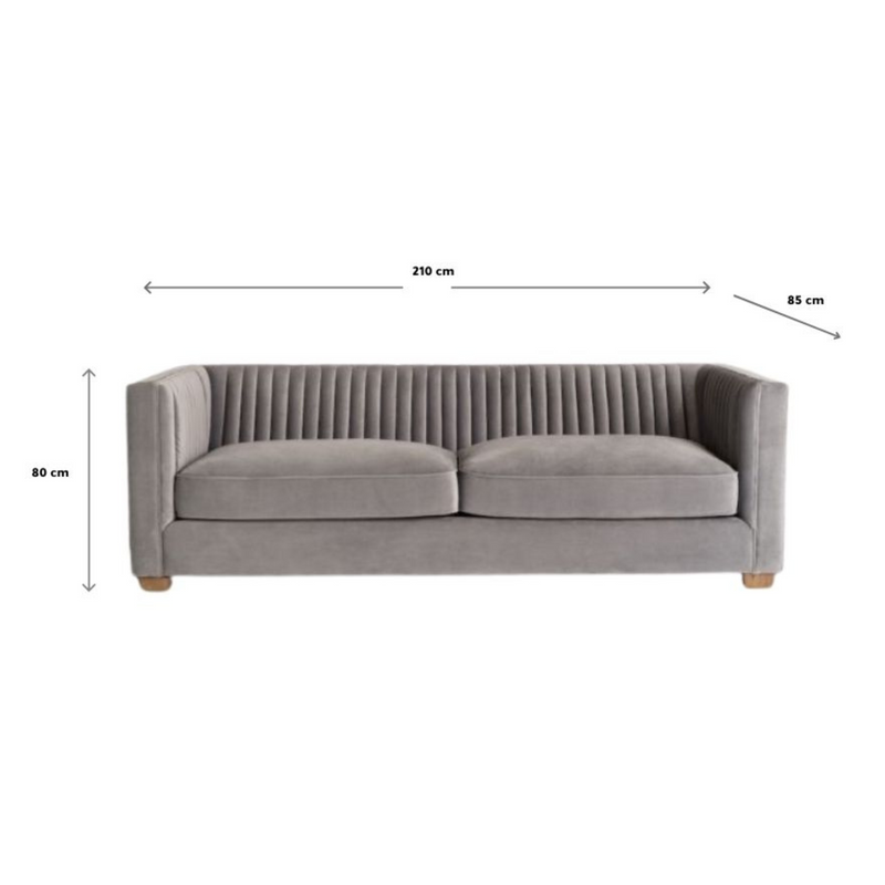 Topaz - Modern and unique triple sofa