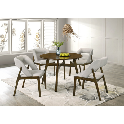 MEDELINE 4 SEATER BROWN DINING SET