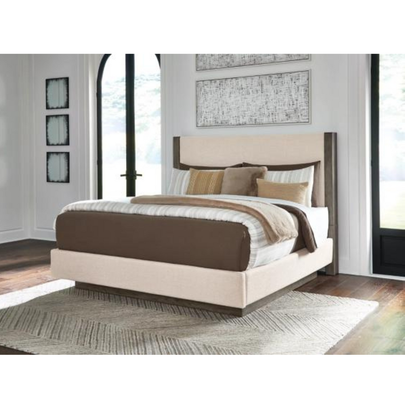 Anibecca Queen Upholstered Panel Bed