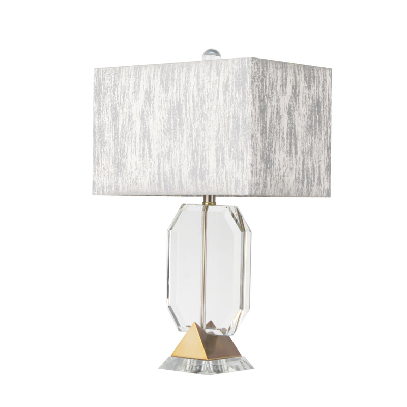 25.5H Crystal Table Lamp