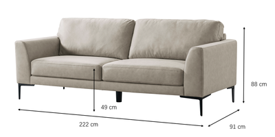 Dallas Sofa (222cm)