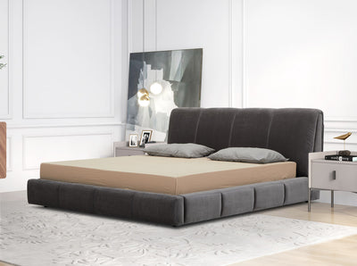 Cloud Dark King Grey Bed