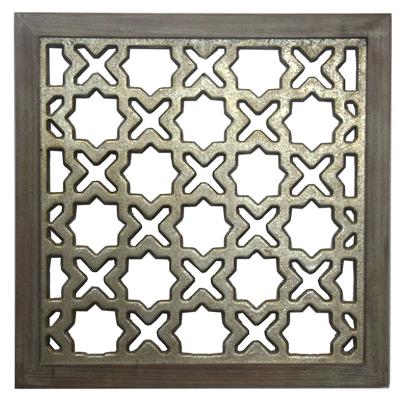 Quatrefoil Wall Panel, Gold