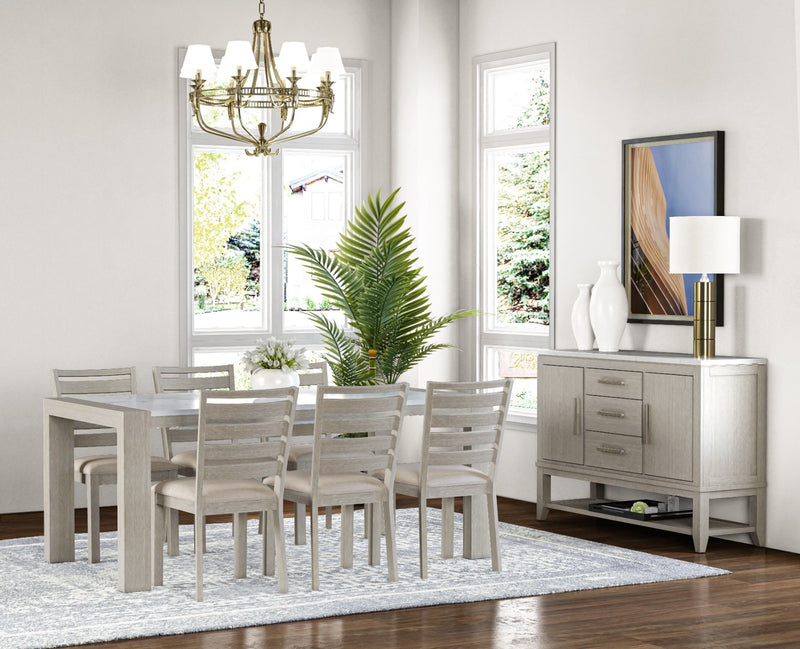 Sergio Gray Wood Dining Room Set