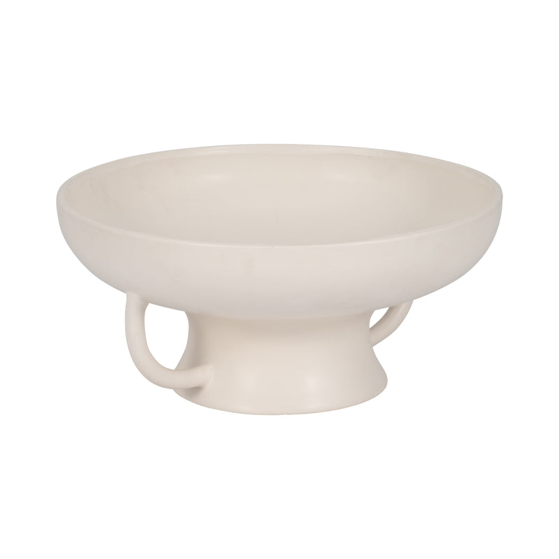 CER, 12 BOWL W HANDLES ON STAND, COTTON