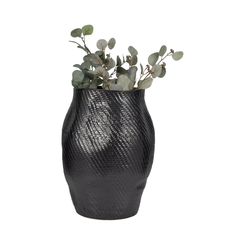 21 Sobaek Large Vase, Black