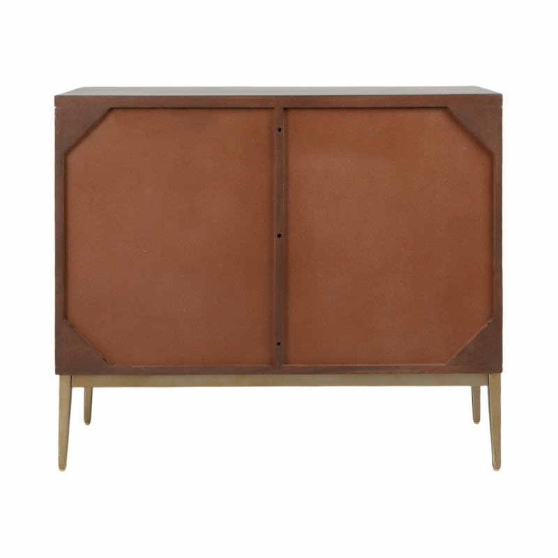 36 Casoria Wood Chest, Brown