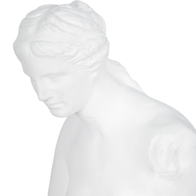 19 Roman Goddess Statue, White