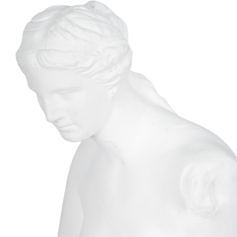 19 Roman Goddess Statue, White