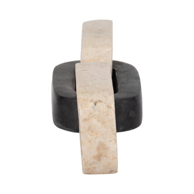 11 3-link Onyx Marble Chain, Beige