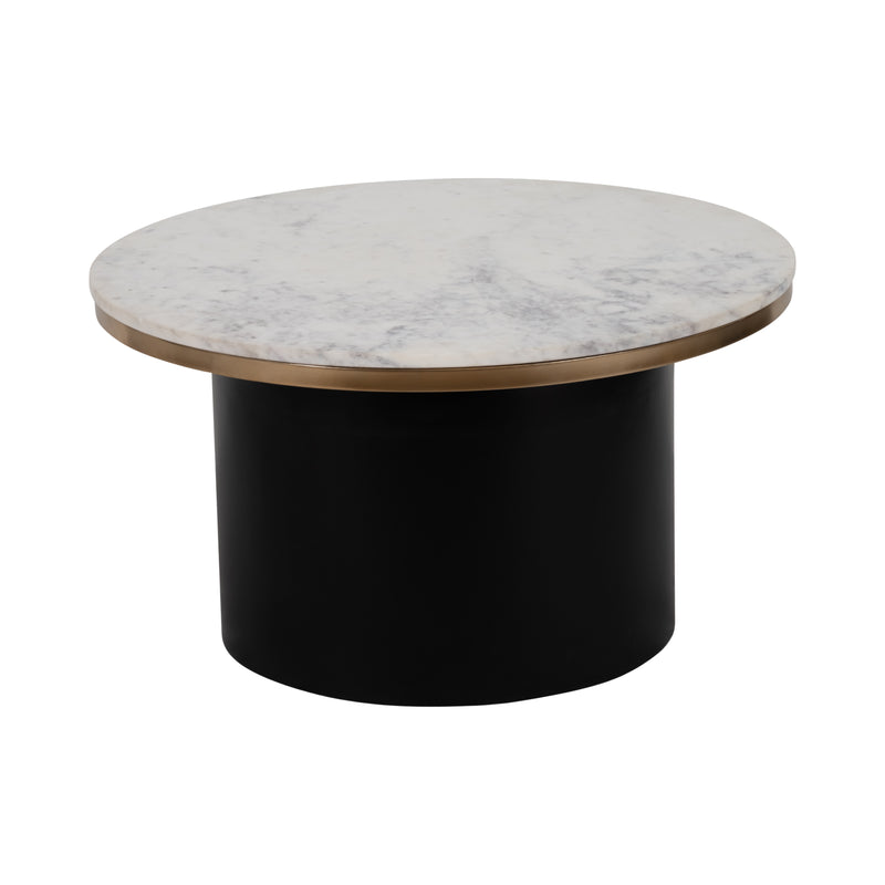 METAL, 30 CYLINDER COFFEE TABLE, BLACK