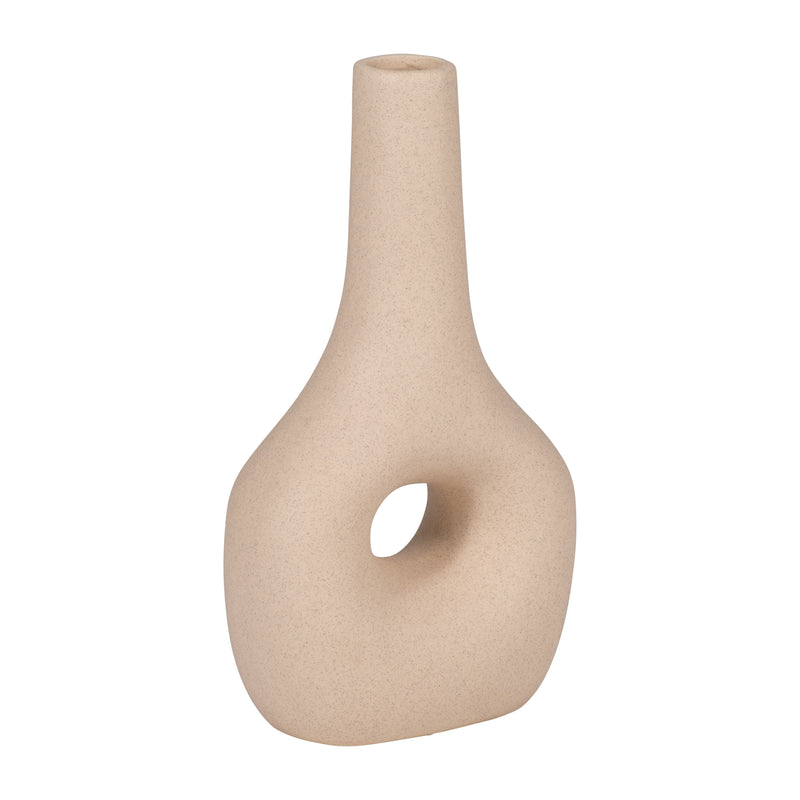 CER, 9 OPEN CUT-OUT NOMAD VASE, IVORY